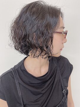 モリオフロムロンドン 原宿本店(morio from London) 【morio原宿】ゆるふわボブパーマ　くるくる　外国人風パーマ