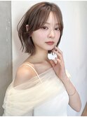 say.イメチェンショートボブ耳掛けショートハッシュカット