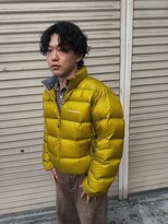 ハイセンス(HISENSE)&nbsp;メンズカットサーフカールグランジパーマミディアムスタイルGIA