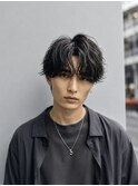 波巻きツイストスパイラルセンターパート