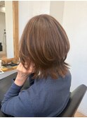 白髪ぼかし脱白髪染め似合わせショートボブ40代50代60代
