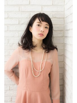 リノ ヘアー デザイン 河原町三条(Lino Hair Design) 【LinoHair河原町】前髪と毛先のニュアンスで魅せる黒髪スタイル