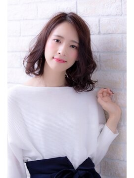 ヘアーアートシフォン 池袋西口店(Hair art chiffon) 着物黒髪イルミナカラーヘルシーレイヤーデジタルパーマボブ池袋