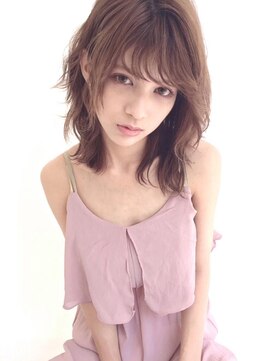 ファースト 仙台店(first) 大人かわいい色っぽウルフヘア・ナチュラルベージュ