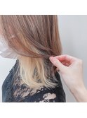 イヤリングカラー/ハイライトカラー/ハイトーン