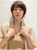 ３Dレイヤーのキャラメルベージュボブショート【Yamaki】