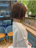 【石畑結華】軽め切りっぱなしボブ