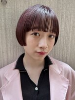 ジェノ(JENO by apish) 黒髪/グレーベージュ/レイヤーロング/前髪パーマ