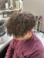 アイズ 海老名(AIZU) ツイストスパイラルパーマ 波巻きパーマ刈り上げマッシュ波打ち