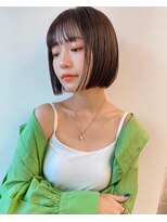 ロット 横浜(lot)&nbsp;ぱつっとボブ/切りっぱなし/髪質改善