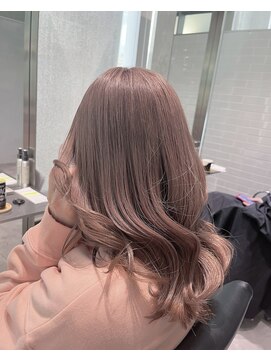 シェリ ヘアデザイン(CHERIE hair design) 福岡 ブリーチ ベージュ グレージュ ダブルカラー ハイライト