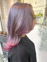 ヘアーアンドアート ルミナ(HAIR&ART LUMINA) ラベンダーとレッド