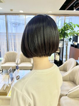 クオリス 上板橋店(QUALIS) 大人可愛い小顔前下がりボブ×ナチュラルボブ×ミニボブ20代30代