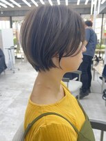 ビューブルー 亀戸錦糸町(VIEW BLUE)&nbsp;美髪シアーカラーピンクブラウンショートカット切りっぱなしボブ