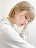 ★前下がりショートボブハンサムショートカットカラーパーマケア