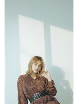 ニュイ 高槻 阪急茨木店(nui)&nbsp;イメチェンアンブレラカラー前髪ウェーブパーマこなれミディ