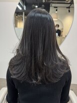 カラ フクオカ(Cara FUKUOKA)&nbsp;【アッシュグレージュ&レイヤーカット】《福岡暗髪カラー》