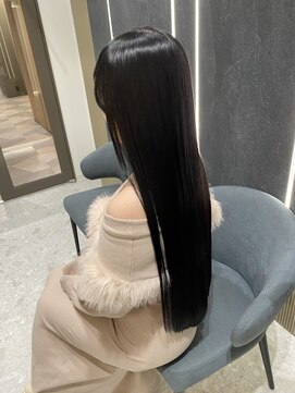 シュヴーブリヤン(cheveux brillants) 【美髪縮毛矯正でお家での再現性100%艶髪】艶感スーパーロング