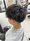 メンズカットツイストスパイラルパーマ波巻きパーマ