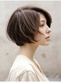 ☆オリーブグレーココアベージュ小顔クラゲヘアー/黒髪/髪質改善