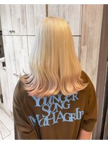 プログレス 仙台駅東口店(PROGRESS)&nbsp;ブロンド×裾カラー　10代/20代