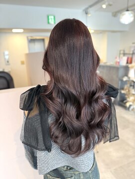 ミョンシル ブリーチなしピンクラベンダー