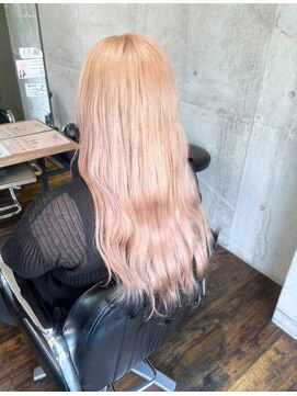 ガルボ ヘアー(garbo hair) 裾カラーハイトーン艶髪