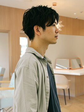 アビエブラン 若江岩田(abije blanc) 無造作質感メンズショート【若江岩田】