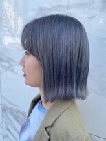 ジエクト ヴィシア(The Ect VIXIA) 切りっぱなしボブ/ハッシュボブ/くすみベージュ