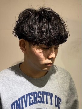 クイーン バイ ノイズ 西院(QUEEN by noism) ツイストローフェードスペインカールニュアンスパーマ韓国パーマ