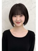 【LE】切りっぱなしボブ/くびれ/外ハネ/美髪