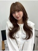 韓国くびれロング レイヤーオルチャン小顔前髪 艶髪
