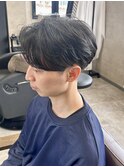 毛流れセンターパート