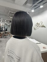 シアン 橋本店(Shian)&nbsp;パツっとボブ×透明感グレー