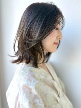 カバーヘアアンドスパ ブリス 浦和(COVER HAIR&SPA bliss) 髪質改善/ダークアッシュ×似合わせカット/透明感カラーp浦和