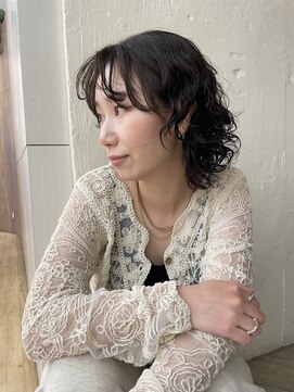 ローグ(Logue) 大人可愛いレイヤーボブ×ウェーブパーマ