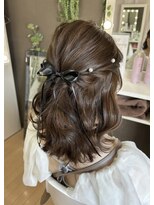 ジェミータ 横浜&nbsp;ゆるふわハーフアップ【横浜/ヘアセット/着付け】