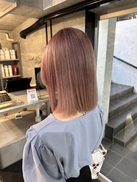 ノス 表参道(NOOS) 髪質改善インナーグレージュピンクベージュマチルダボブNOOS根本