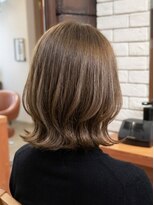 ヘアメイク フレンシア(hair make flencia)&nbsp;毛先軽やかな大人外ハネボブ【外ハネボブ321スタイル】