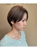 セレスト なんば店(CELESTE) マッシュショートにアンブレラカラー。