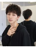 シャドウパーマショートマッシュナチュラルパーマ名古屋