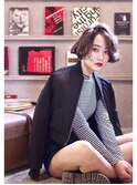 《MANON》BOB×ラベンダーアッシュ×スウィングカール