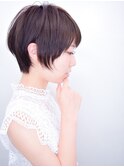【morio池袋】大人かわいい秋冬人気耳かけ黒髪マッシュショート