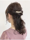 お呼ばれヘアー/巻き下ろし