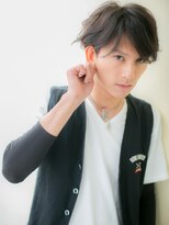 ブルー(BLUE)&nbsp;*CUORE水戸…ビジネスにも！くせ毛風パーマのショートレイヤーb