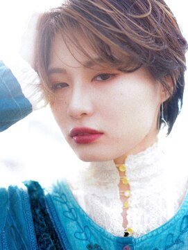 ヘアメイク エイト キリシマ(hair make No.8 kirishima) hair make No.8・中村》センターパートショート