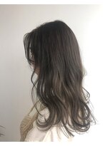 ヘアメイク オブジェ(hair make objet) ナチュラルグラデーション　オリーブカラー