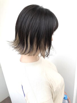 サロンドミルク 溝の口店(salon de MiLK) 大人気！！ケアブリーチで作るインナーカラー