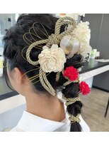 フレンズ 平岡店(friend's)&nbsp;【札幌平岡　ヘアセット(ポニーテール)】　五十嵐美穂