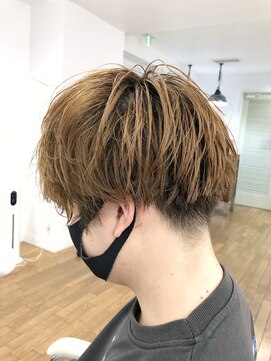 ヘッズ 本八幡店(HEADS) かき上げヘア　ニュアンスマッシュ　サイドパート　韓国マッシュ